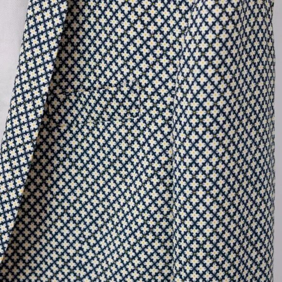 Stella McCartney SS/12 Runway Navy Patterned Blazer - Picture 7 of 12